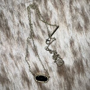 Kendra Scott Elisa Black and Gold Necklace